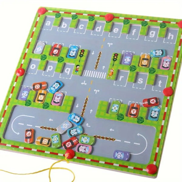 Magnetic Alphabet Maze for Pre School Kids Baby World Bangladeshonline shop bangladeshothoba.com