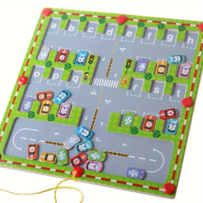 Magnetic Alphabet Maze for Pre School Kids Baby World Bangladeshonline shop bangladeshothoba.com