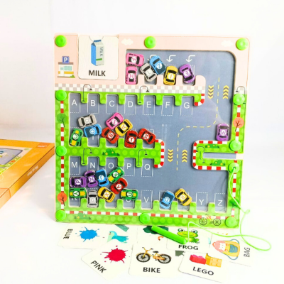 Magnetic Alphabet Maze for Pre School Kids Baby World Bangladeshonline shop bangladeshothoba.com