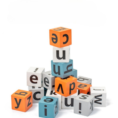 Alphabet Spelling Blocks with Bell — Wooden Learning Toy (3–6 Years) Baby World Bangladeshonline shop bangladeshothoba.com