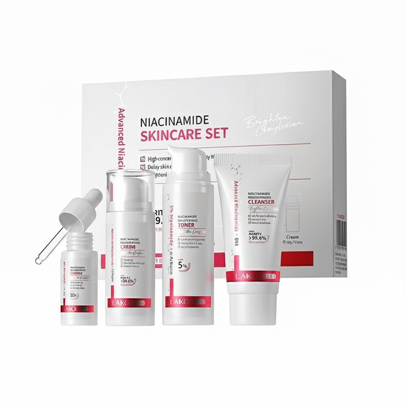 Picture of LAIKOU Pro Niacinamide Moisturizing & Skin Aging Skin Care 4 Pcs Set- 147ml