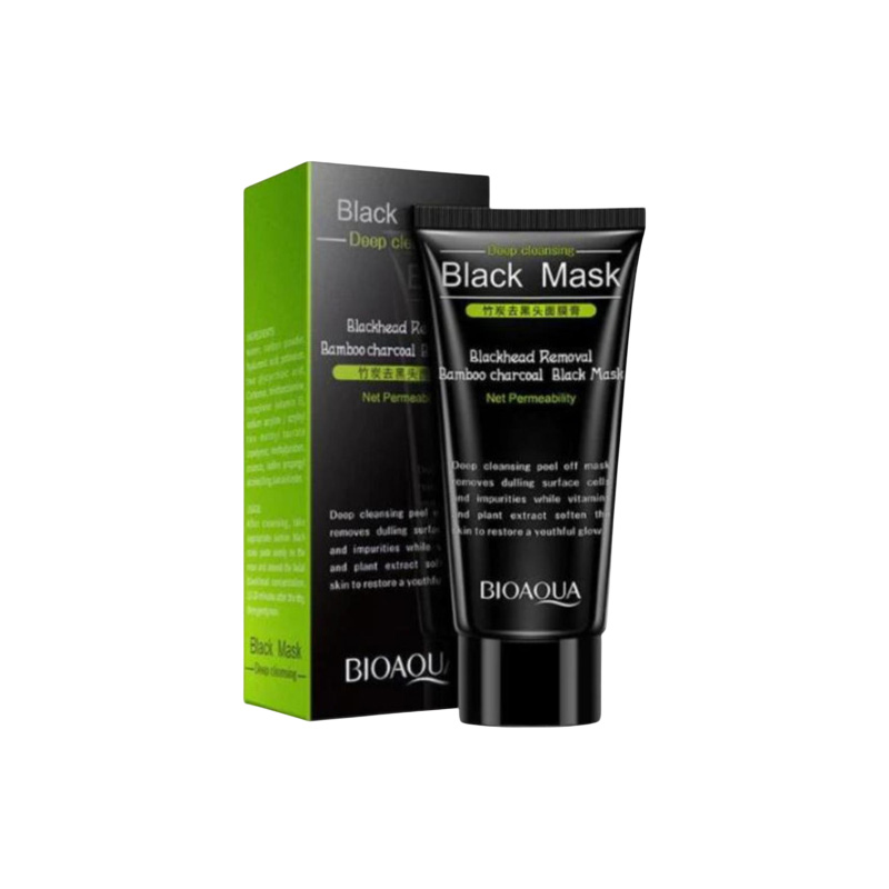 Picture of Bioaqua Activated Bamboo Charoal Blackhead Remover- 60g