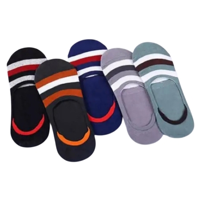 Picture of 6 pairs/Set Mens Loafer Socks Muja- Multicolour