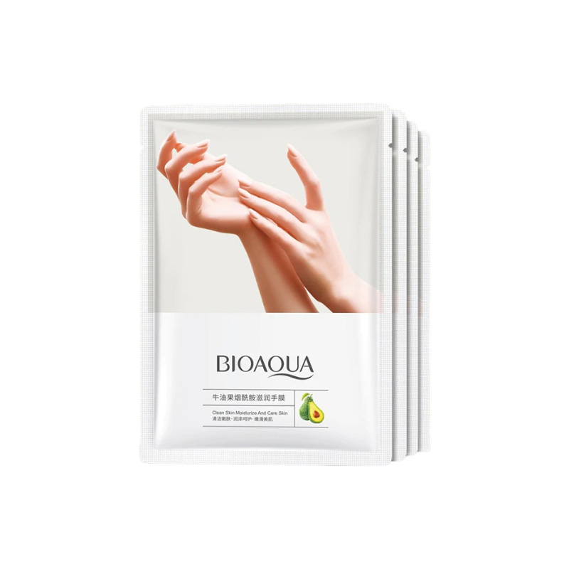 Picture of Bioaqua Moisturizing Avocado Niacinamide Hand Sheet Mask- 1 Pair
