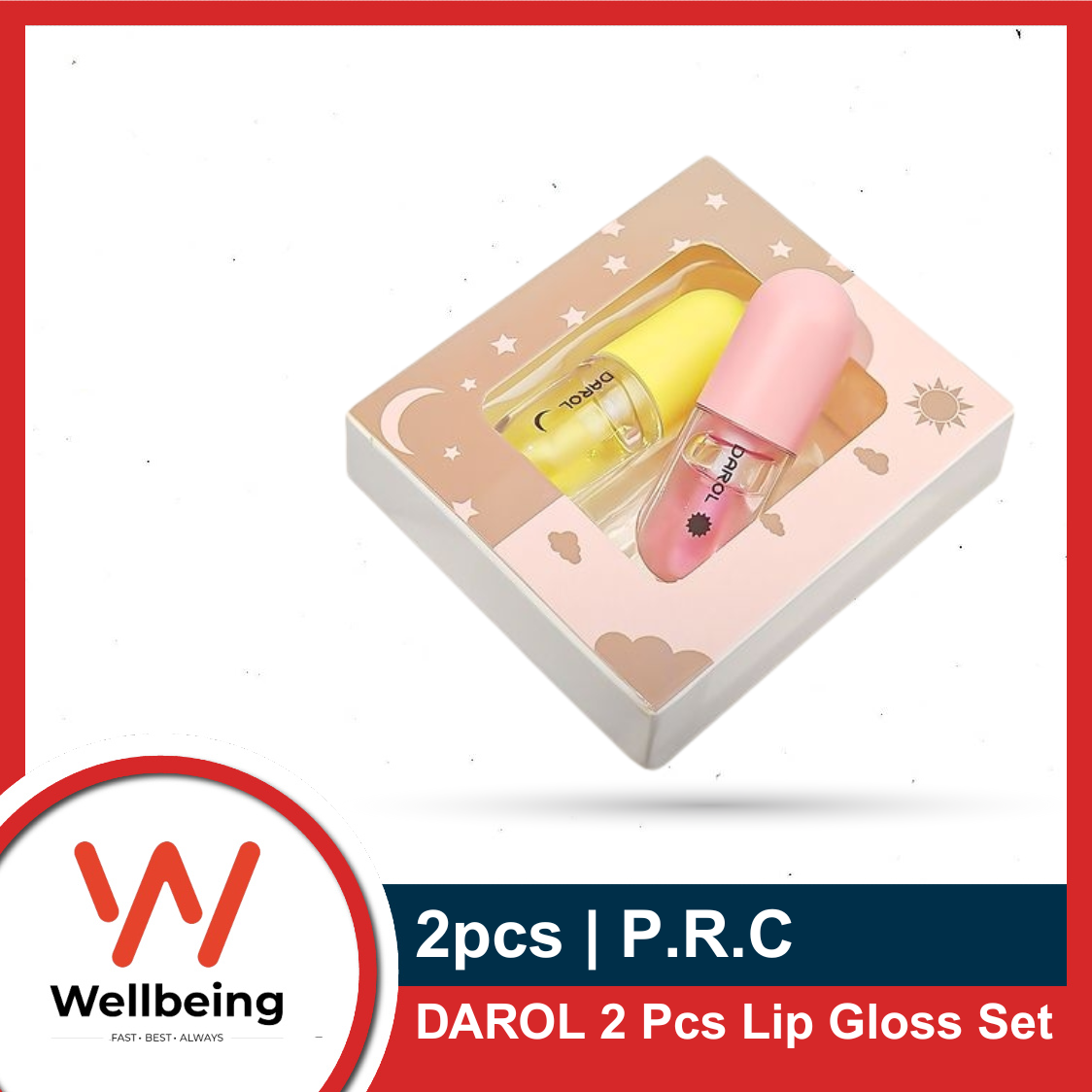Picture of DAROL 2 Pcs Lip Gloss Set