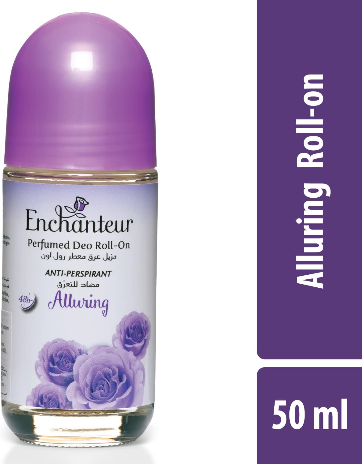 Picture of Enchanteur Alluring Anti-Perspirant Deodorant Roll-On For Women 50ml | 48-Hours Long Odour Protection| Soothing Floral French Fragrance| Quick Drying & Non-Sticky