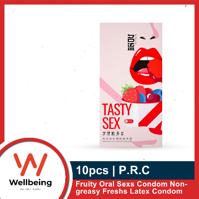 Picture of 10pcs Fruity Oral Sexs Condom Non-greasy Freshs Latex Condom (Brand: Mingliu)