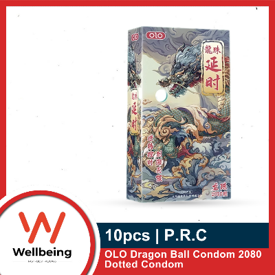 Picture of OLO Dragon Ball Condom 2080 Dotted Condom for Men 10pcs Pack