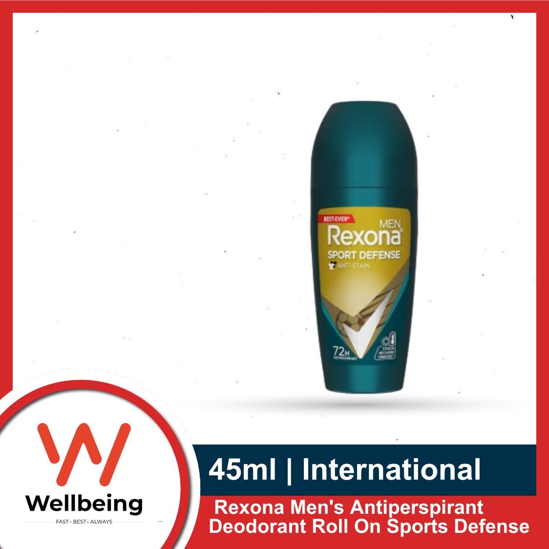 Picture of Rexona Men's Antiperspirant Deodorant Roll On Sports Defense 45ml