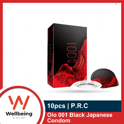 Picture of Olo 001 Ultimate Thin Black Japanese Condom 10pcs Pack