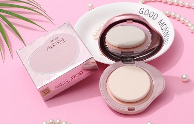 Picture of BOB Compact Powder Clear Flawless 9gm Concealer Waterproof Oil-control for beauty