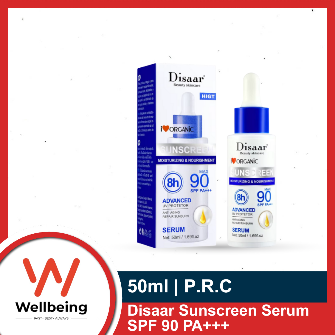 Picture of Disaar Sunscreen Serum SPF 90 PA+++ - 50ml
