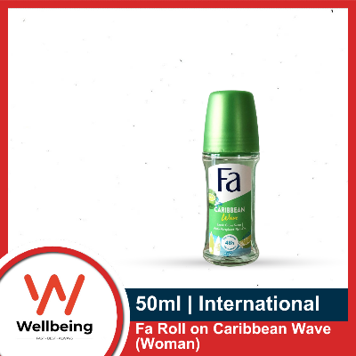 Picture of Fa roll-on deodorant for women Caribbean Wave Lemon 50ml | Made in UAE