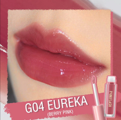 Picture of PinkFlash EVER GLOSSY Moist Lip Gloss -G04 EUREKA | Pinkflash Lasting Glossy Lipgloss PFL02 1pcs 2.3gm