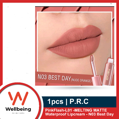 Picture of PinkFlash-L01 -MELTING MATTE Waterproof Lipcream - N03 Best Day 3.25gm 1pcs
