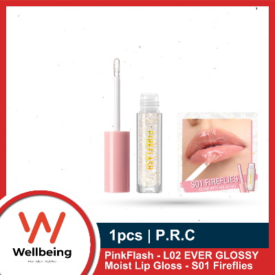 Picture of PinkFlash EVER GLOSSY Moist Lip Gloss - S01 Fireflies | Pinkflash Lasting Glossy Lipgloss PFL02 1pcs 2.3gm