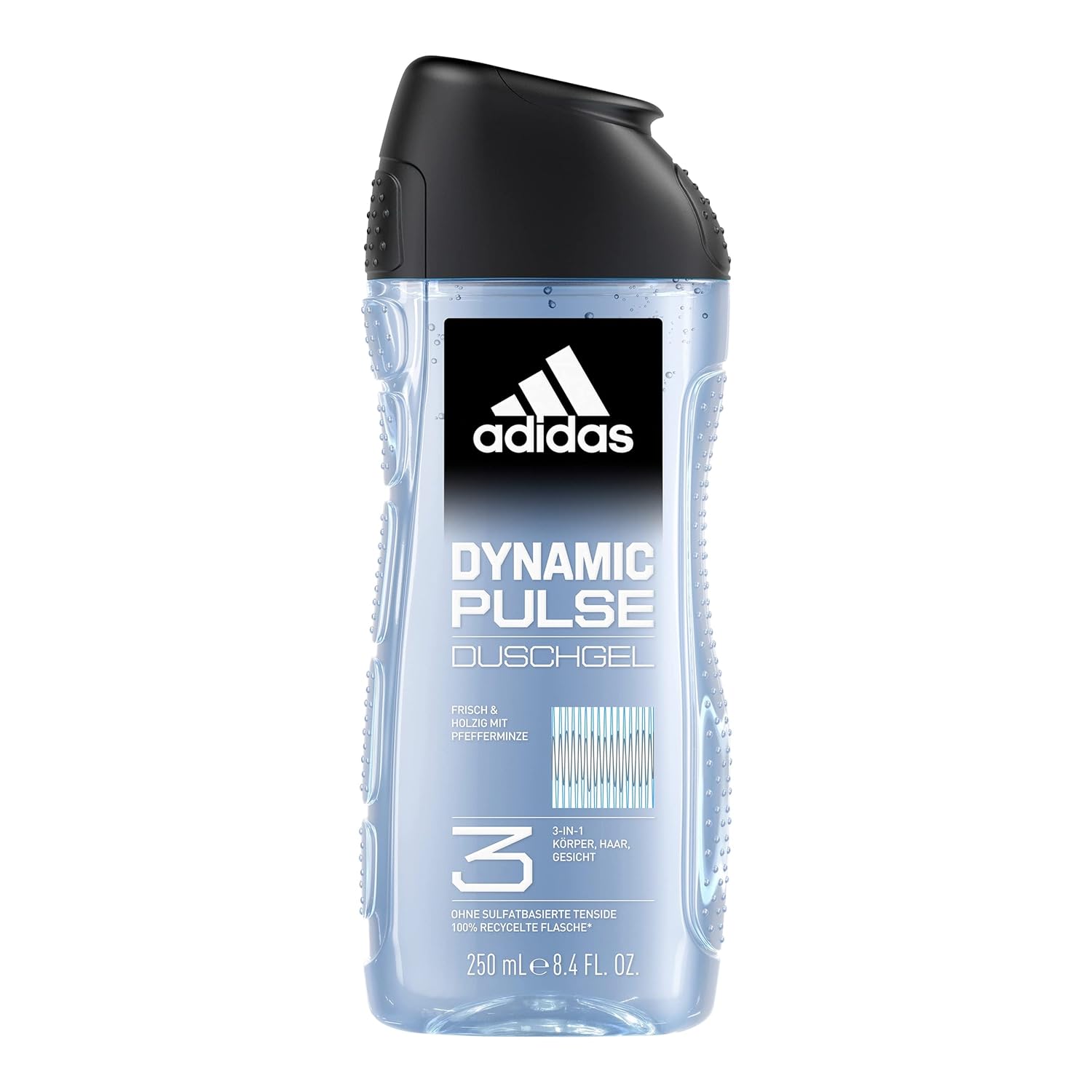 Picture of adidas 3-in-1 Dynamic Pulse Shower Gel for Him with Woody Fresh Fragrance 250 ml | Spain