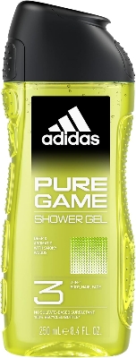 Picture of Adidas Pure Game 3-in-1 Shower Gel for Body, Hair and Face 250ml | Spain