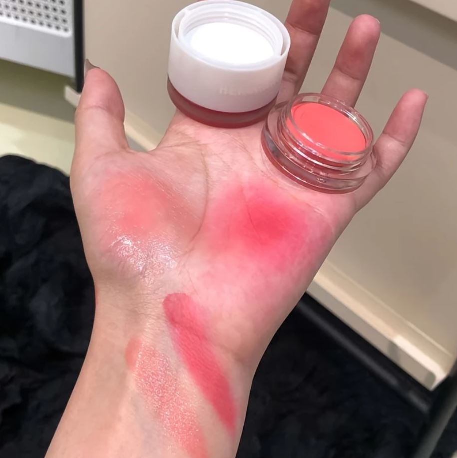 Picture of HERORANGE 7-color Blush Suitable for Lips & Cheeks, Matte Water-proof Texture with Double-open Design in One Box