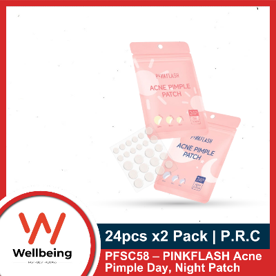 Picture of PFSC58 PINKFLASH Acne Pimple Day, Night Patch 24pcs x 2 Pack