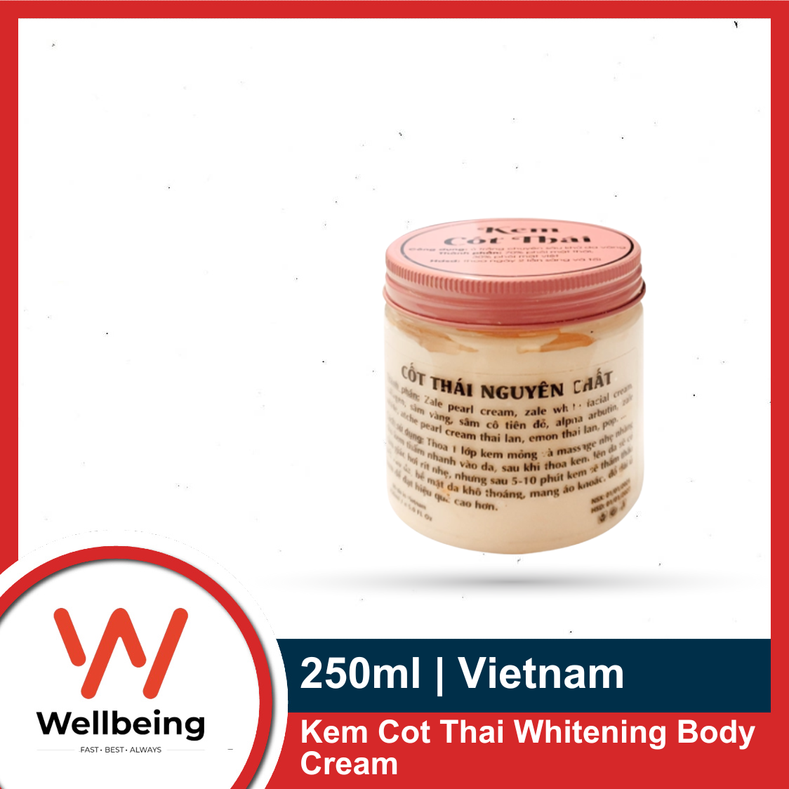 Picture of Kem Cot Thai Whitening Body Cream 250ml | MADE IN VIETNAM