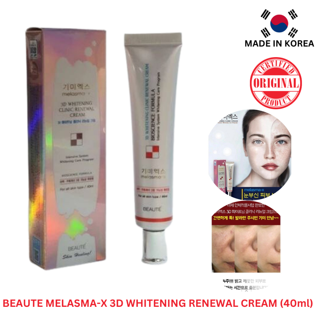 Picture of Beaute Melasma-X 3D Whitening Clinic Renewal Cream 40gm | Korea