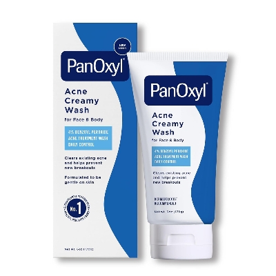 Picture of PanOxyl Acne Creamy Wash for Face & Body 170gm Benzoyl Peroxide 4% Antimicrobial
