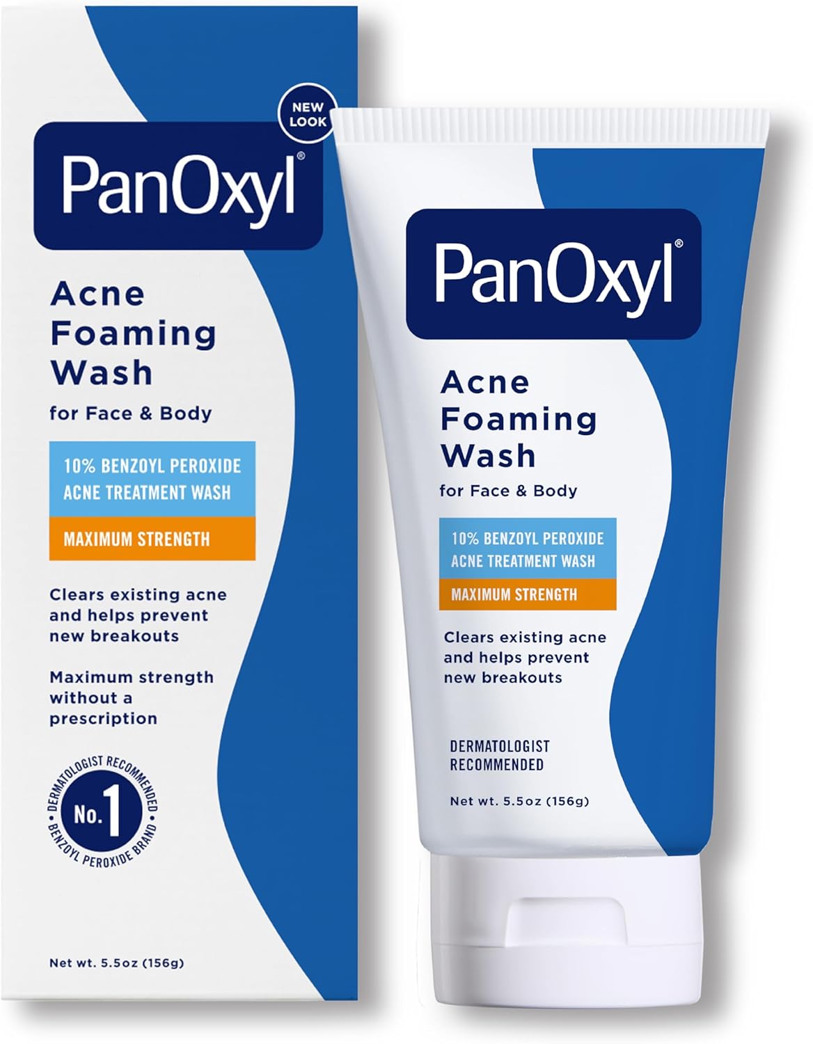 Picture of PanOxyl Acne Foaming Wash for Face & Body 156gm Benzoyl Peroxide 10% Maximum Strength Antimicrobial