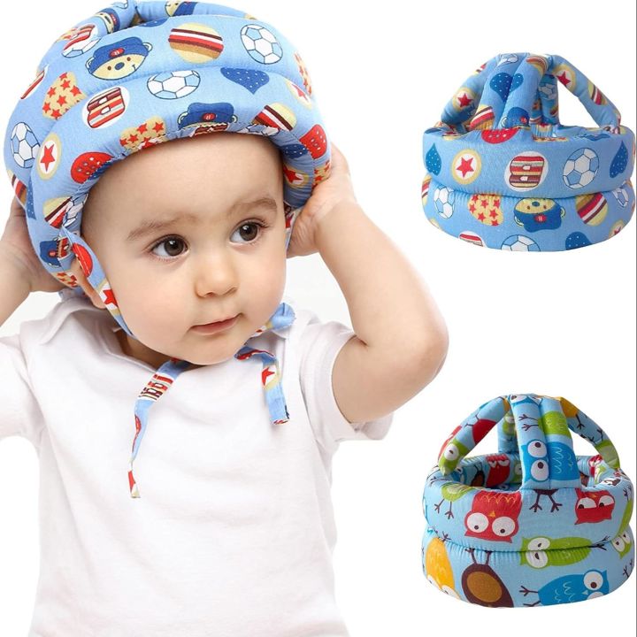 Picture of 1pcs Baby Head Protector - Baby Helmet for Crawling Walking Running - No Bumps and Soft Cushion - Adjustable Protective Cap Infant Baby Safety Headguard - Toddler Helmets for babies 6-36 months.