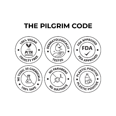 Picture of PILGRIM Niacinamide & Alpha Arbutin Serum 30ML With Camellia | Skin Clarifying Facial Serum for Acne-Prone Skin | Strengthens Barrier, Controls Oil & Fades Acne Scars