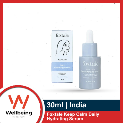 Picture of Foxtale Keep Calm Daily Hydrating Serum 30ml with Hyaluronic Acid, Aquaporin Boosters and algae extracts for deeply hydrating and reducing redness