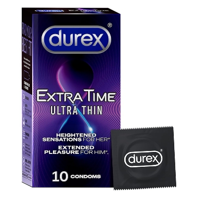Picture of Durex Extra Time Ultra Thin Condom 10pcs / 3pcs Pack | India
