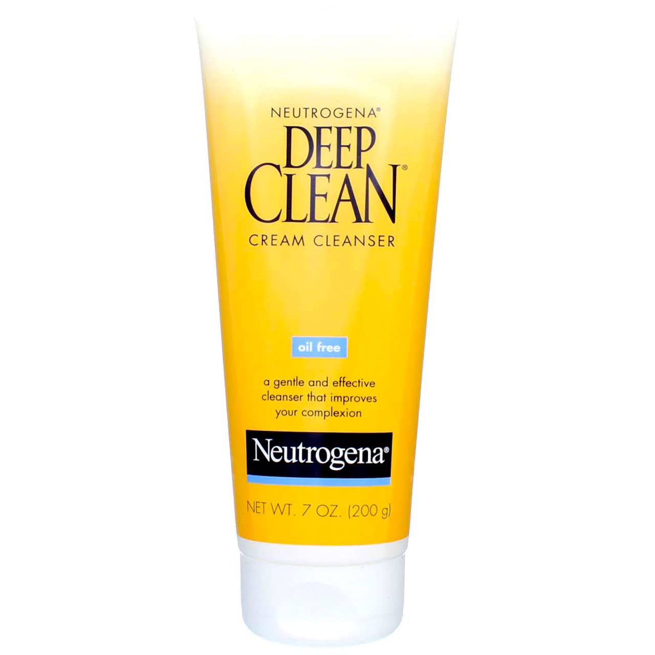Picture of NEUTROGENA DEEP CLEAN Cream Cleanser 200ml with Beta Hydroxy Acid to Remove Dirt, Oil & Makeup, Alcohol-Free, Oil-Free & Non-Comedogenic | International