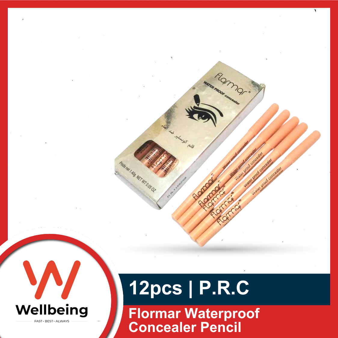 Picture of Flormar Waterproof Concealer Pencil 12pcs Pack