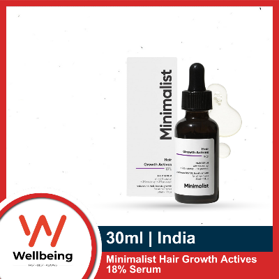 Picture of Minimalist Hair Growth Active 18% Serum 30ml With 3% Redensyl, 3% Anagain, 3% Procapil, 5% Capixyl & 4% Baicapil 18% Hair Growth Actives | For Hair Fall Control | For Men & Women