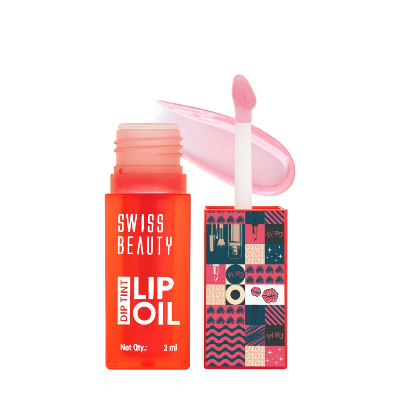 Picture of Swiss Beauty Dip Tint Lip Oil 3ml | Strawberry, Dragon Fruit, Peach, Kiwi