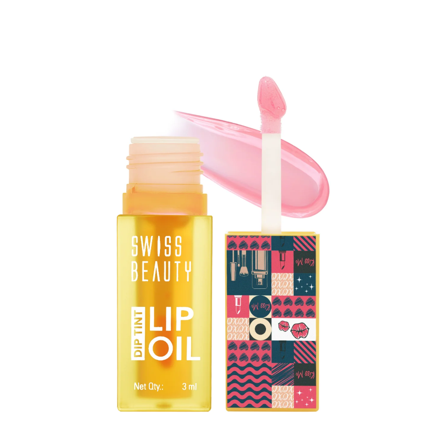 Picture of Swiss Beauty Dip Tint Lip Oil 3ml | Strawberry, Dragon Fruit, Peach, Kiwi