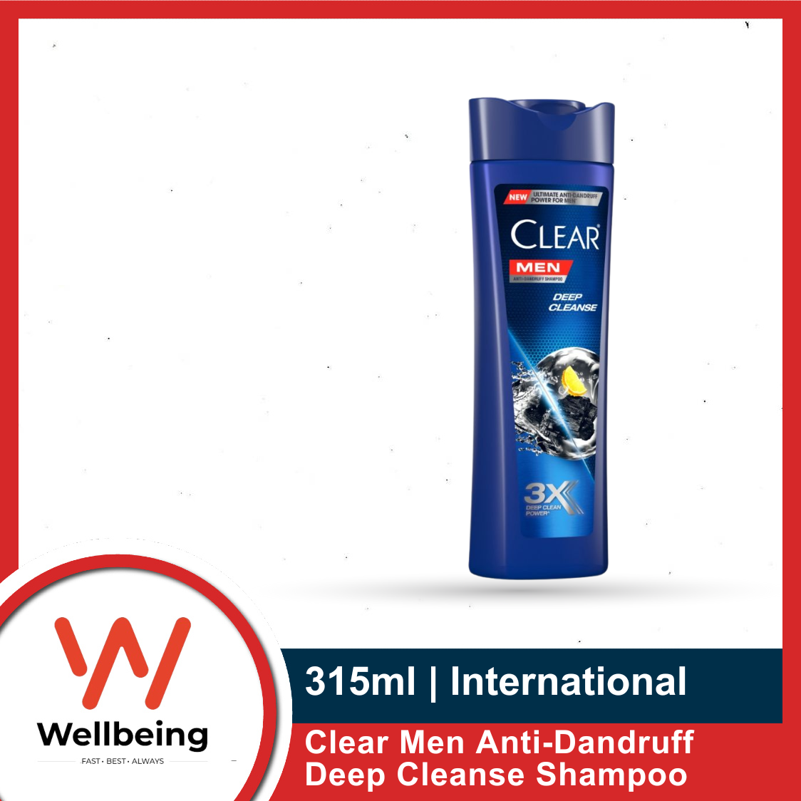 Picture of Clear Men Anti-Dandruff Deep Cleanse Shampoo 315ml