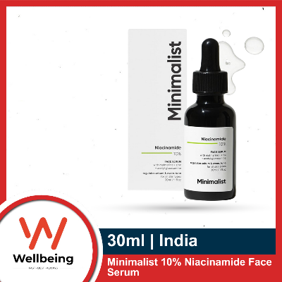 Picture of Minimalist 10% Niacinamide Face Serum 30ml for Acne Marks, Blemishes & Oil Balancing with Zinc | Skin Clarifying Anti Acne Serum for Oily & Acne Prone Skin, Transparent