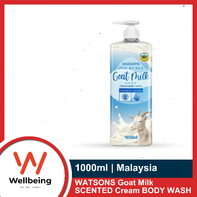 Picture of Watsons Love My Skin Goat Milk Scented Cream Body Wash 1000ml | Malaysia