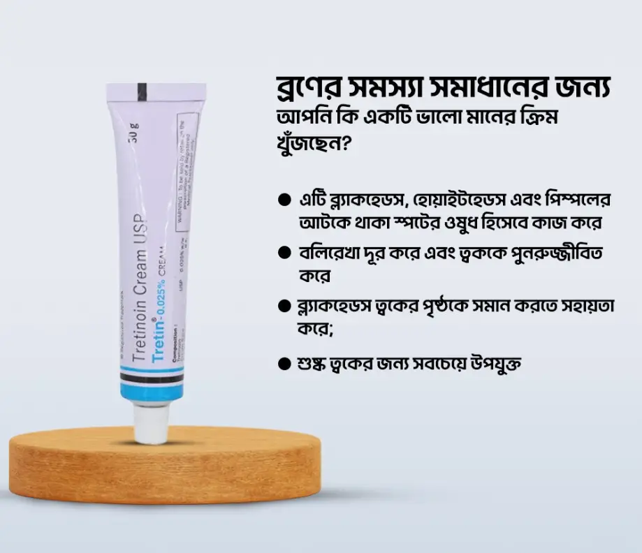 Picture of H&H Tretinoin Cream usp Tretin 0.025% 30g