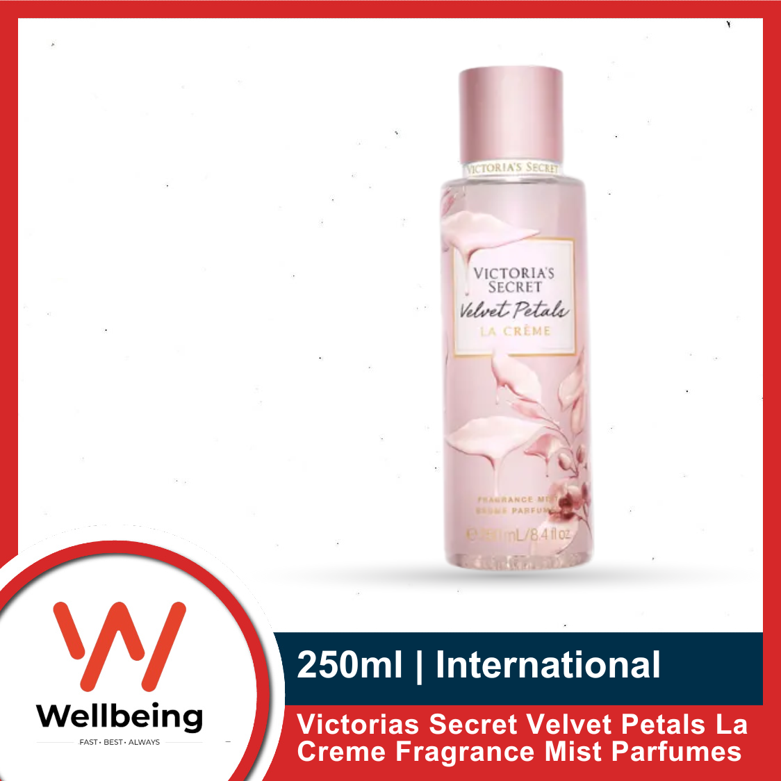 Picture of Victoria's Secret Velvet Petals La Creme Fragrance Mist Perfumes 250ml