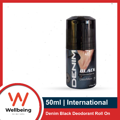 Picture of Denim Black Deodorant Roll On for Men 50ml | International