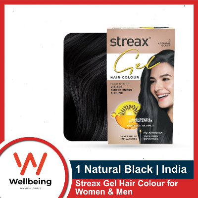 Picture of Streax Gel Hair Colour for Women & Men 150ml | Hair Color|100% grey coverage |Long Lasting Hair Color, easy to use| Ammonia Free Hair Color, No Paraben & Sulphate