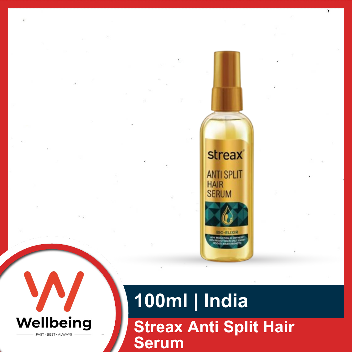 Picture of Streax Anti Split Hair Serum 100ml | India