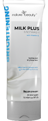 Picture of Nature Beauty Milk Plus Face Wash with Vitamin E 100ml