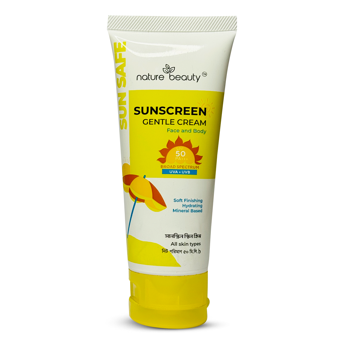 Picture of Nature Beauty Sunscreen Gentle Cream SPF50 PA+++ 50ml