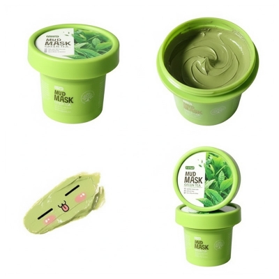 Picture of Fenyi Oil Purifying Deep Pores Cleansing Natural Green Tea Mud Mask 100g