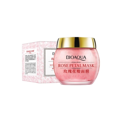 Picture of Bioaqua rose petal mask pore cleaner moisturizing face mask- 120g