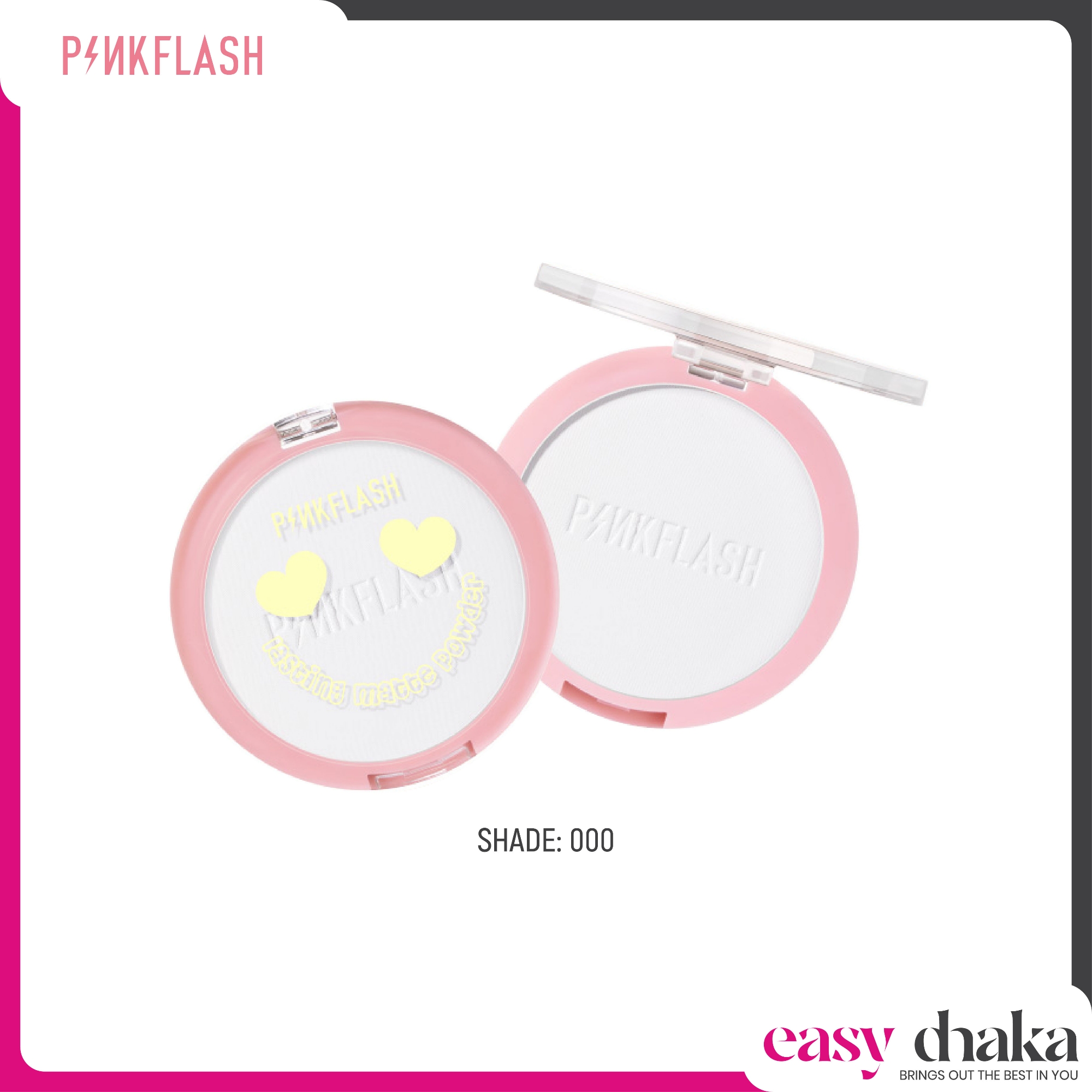 Picture of PINKFLASH Lasting Matte Pressed Powder 5.5gm (PF-F08)